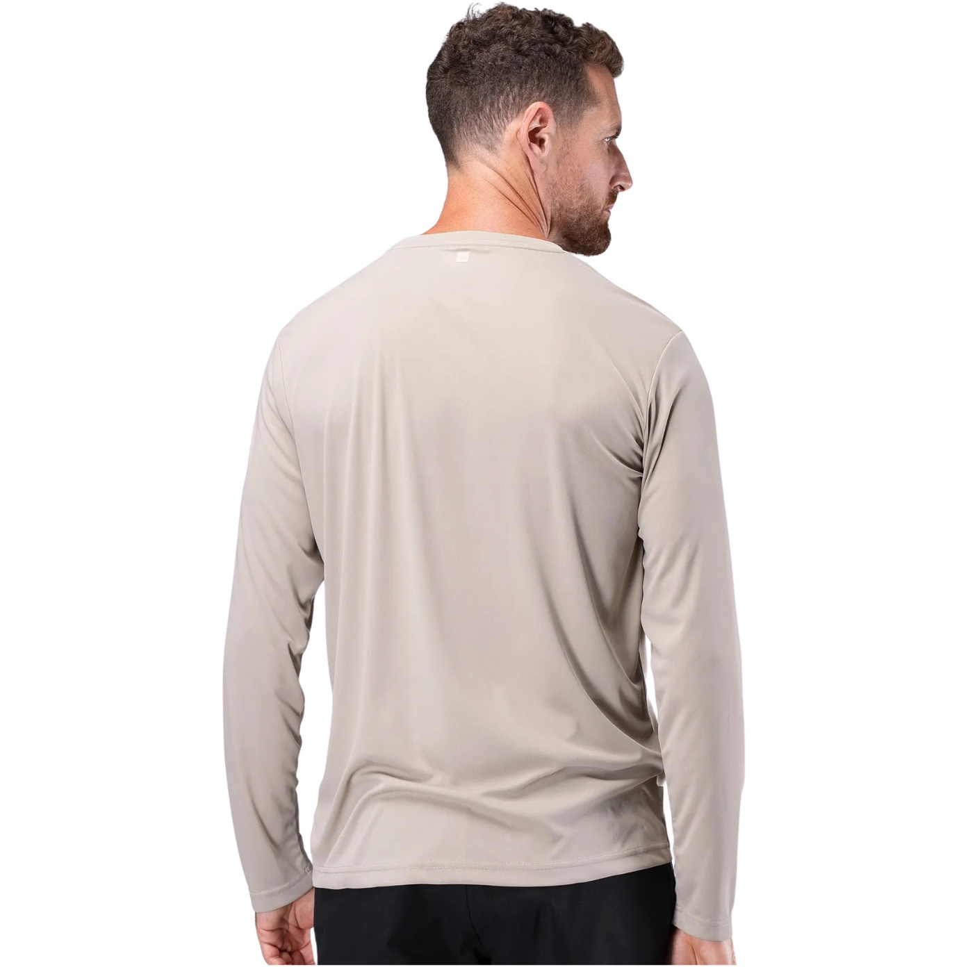 2026 Zhik M&auml;nner UVActive Langarm Tech Top ATP-0071-M-STN - Stone